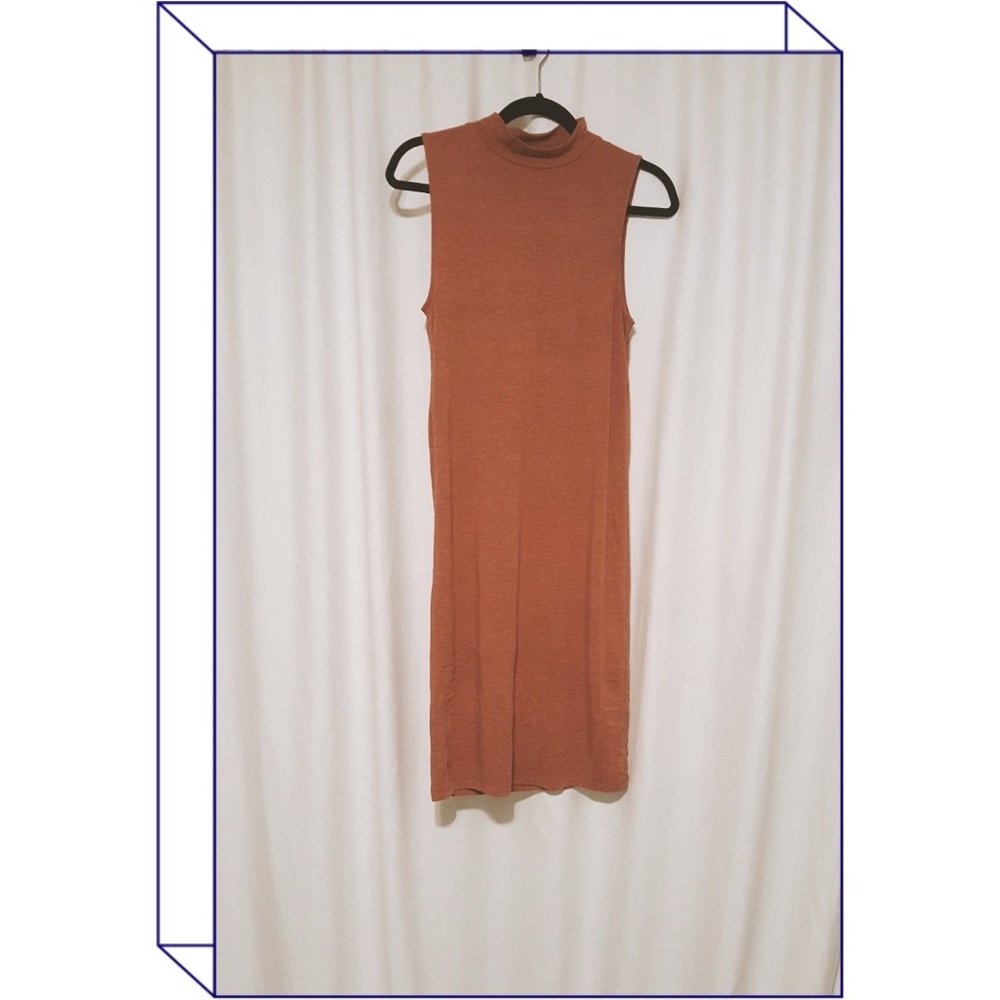 F21 turtleneck Bodycon sweater midi dress